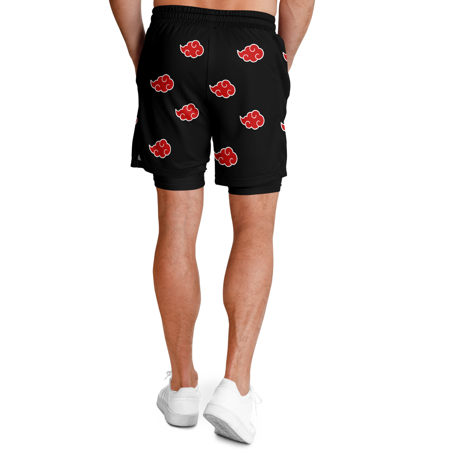 Red Cloud Men's 2-in-1 Shorts - AOP